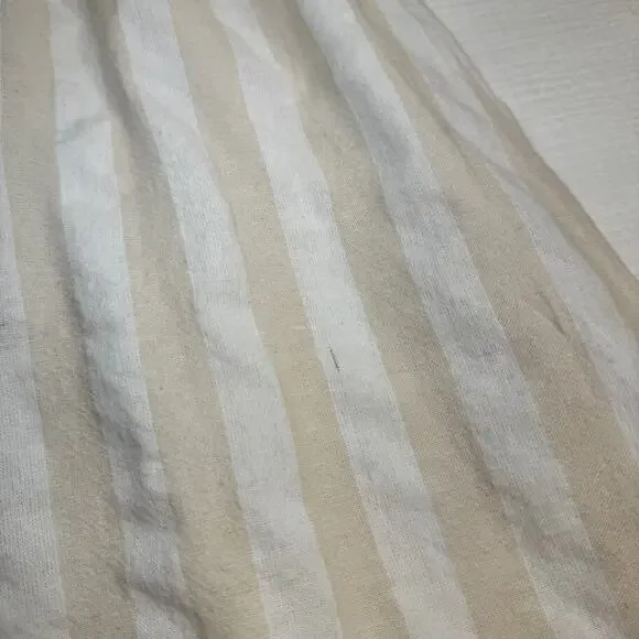 Boohoo Smocked Striped Sundress Maxi Cotton Women’s 6 Tiered Coastal Cottagecore - Picture 10 of 16